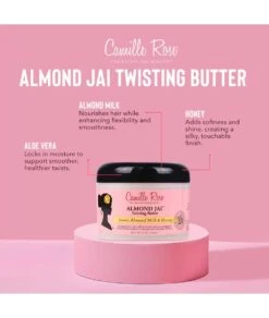 Camille Rose Almond Jai Twisting Butter 8oz 5 Camille Rose Almond Jai Twisting Butter 8oz -Clore Beauty Store C00009048 2