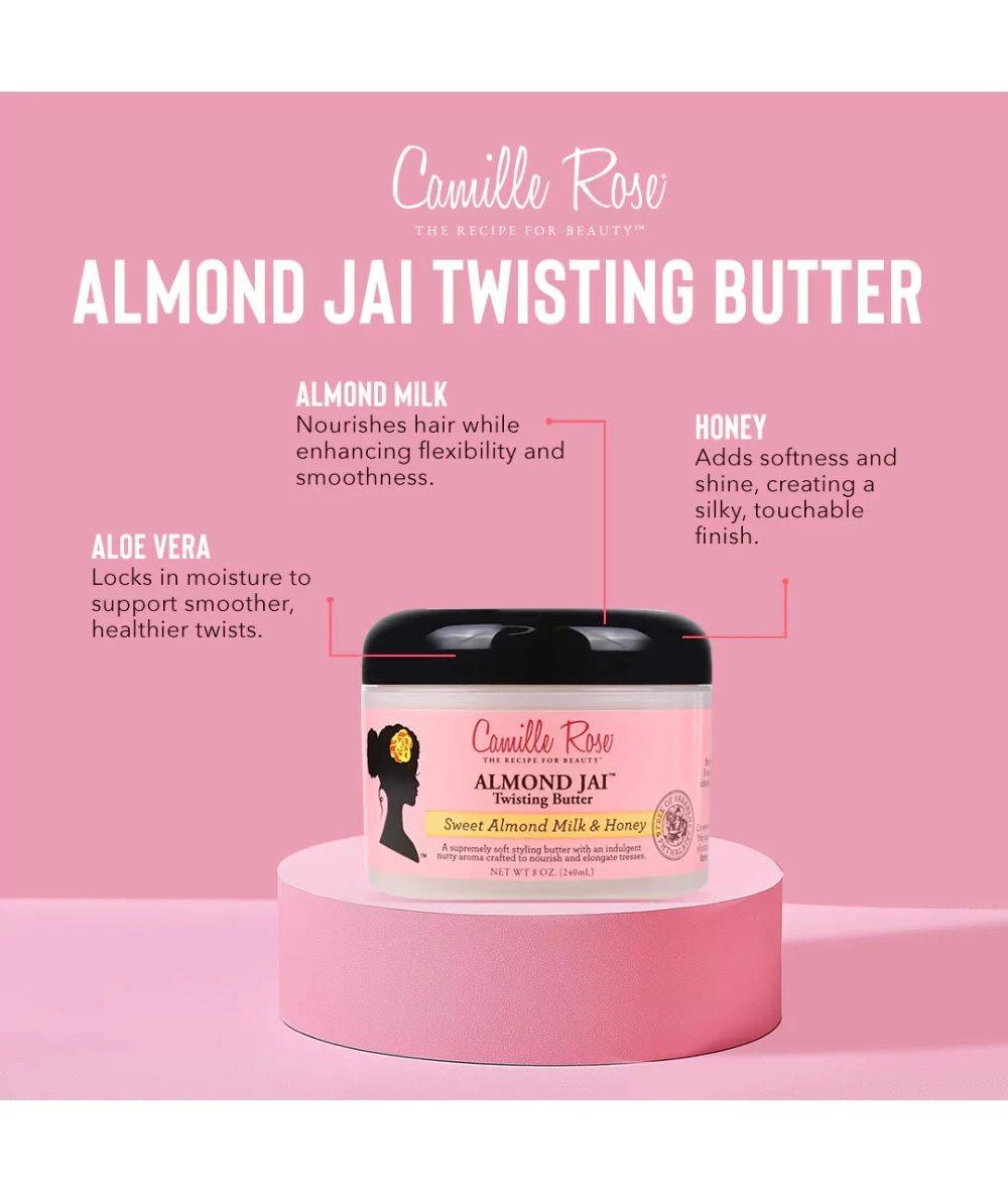 Camille Rose Almond Jai Twisting Butter 8oz 3 Camille Rose Almond Jai Twisting Butter 8oz - Image 3