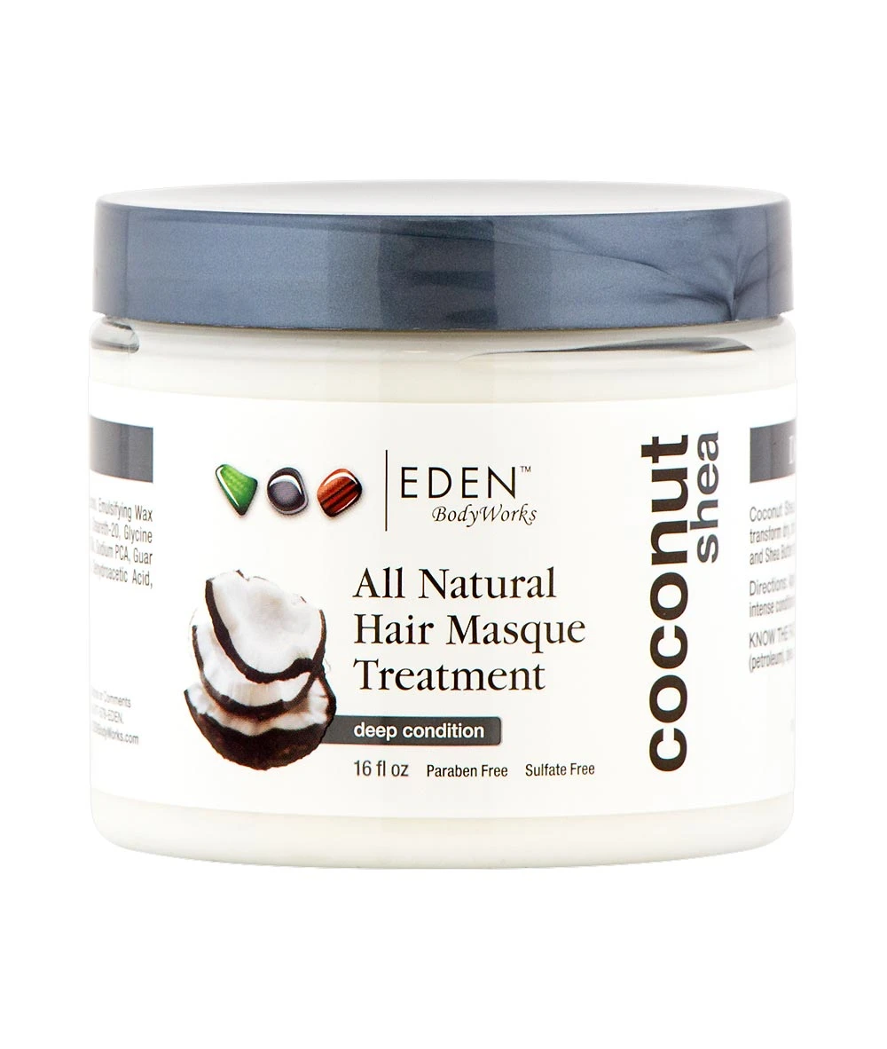 Eden Bodyworks Coconut Shea Hair Masque Treatment 16Oz 1 Eden Bodyworks Coconut Shea Hair Masque Treatment 16Oz