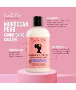 Camille Rose Moroccan Pear Conditioning Custard 12oz -Clore Beauty Store C00009412 2