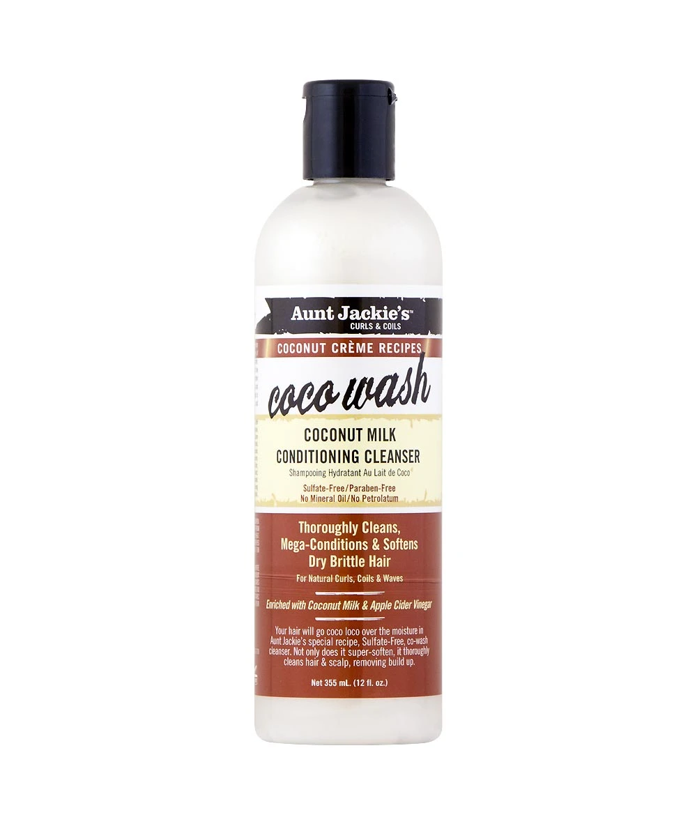 Aunt Jackie's Ccr Coco Wash Coconut Milk Conditioning Cleanser 12oz 1 Aunt Jackie's Ccr Coco Wash Coconut Milk Conditioning Cleanser 12oz