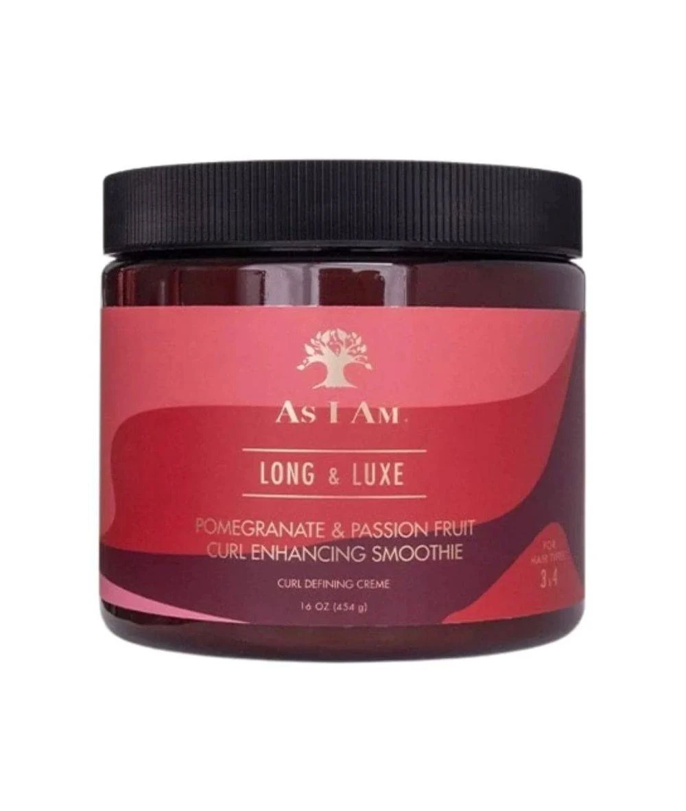 As I Am Long And Luxe Pomegranate & Passion Fruit Curl Enhancing Smoothie 16oz 1 As I Am Long And Luxe Pomegranate & Passion Fruit Curl Enhancing Smoothie 16oz
