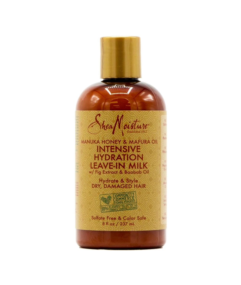 SheaMoisture Manuka Honey&Mafura Oil Intensive Hydration Leave-In Milk 8Oz 1 SheaMoisture Manuka Honey&Mafura Oil Intensive Hydration Leave-In Milk 8Oz