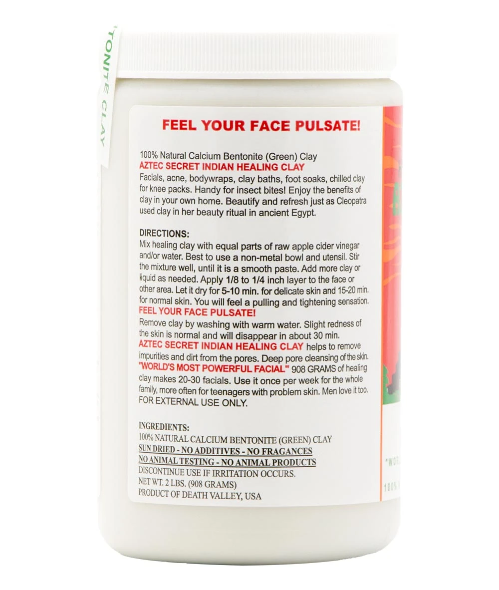 Health&Beauty Aztec Secret Indian Healing Clay 2Lb 2 Health&Beauty Aztec Secret Indian Healing Clay 2Lb - Image 2