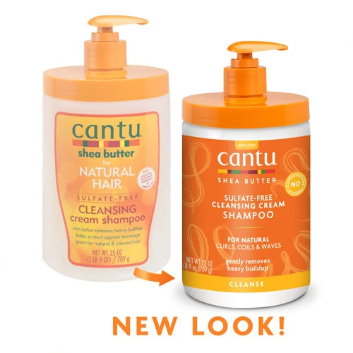 Cantu Shea Butter For Natural Hair Cleansing Cream Shampoo 25oz 2 Cantu Shea Butter For Natural Hair Cleansing Cream Shampoo 25oz - Image 2