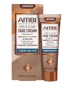 Ambi Even & Clear Fade Cream Hydroquinone-Free Stubborn Dark Spots 1oz -Clore Beauty Store C00011293 c98044d0 8282 4628 a1e5 f4ea314359dd