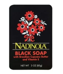 Nadinola Black Soap With Brazilian Capuacu Butter And Vitamin E 3Oz