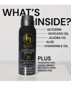 Black Girl Sunscreen Make It Glow SPF 30 Sunscreen Spray 3oz -Clore Beauty Store C00011475 2