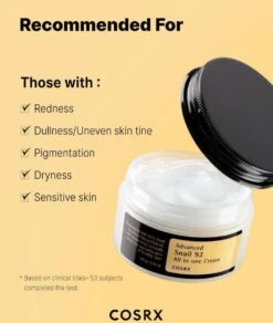 Cosrx Advanced Snail 92 All In One Cream 3.52oz -Clore Beauty Store C00011525 3