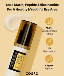 Cosrx Advanced Snail Peptide Eye Cream 25ml 5 Cosrx Advanced Snail Peptide Eye Cream 25ml -Clore Beauty Store C00011528 1