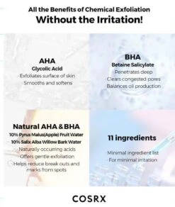 Cosrx Aha/Bha Clarifying Treatment Toner 150ml -Clore Beauty Store C00011531 2