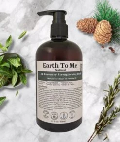 Earth To Me 3X Rosemary Hair Strengthening Mask 12oz