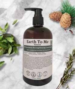 Earth To Me 3X Rosemary Hair Strengthening Conditioner 12oz