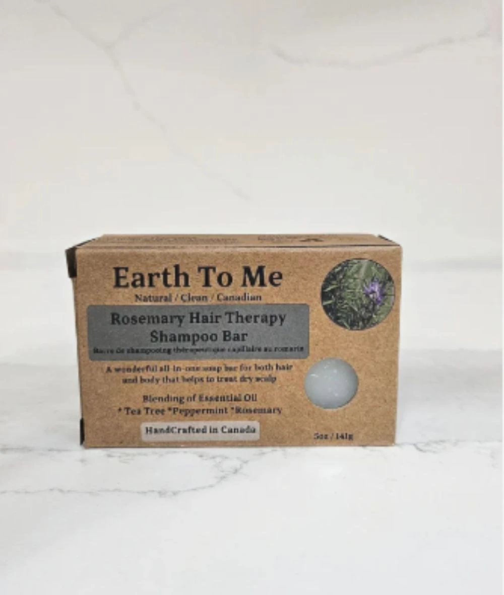 Earth To Me Rosemary Hair Therapy Shampoo Bar Soap 5oz 1 Earth To Me Rosemary Hair Therapy Shampoo Bar Soap 5oz