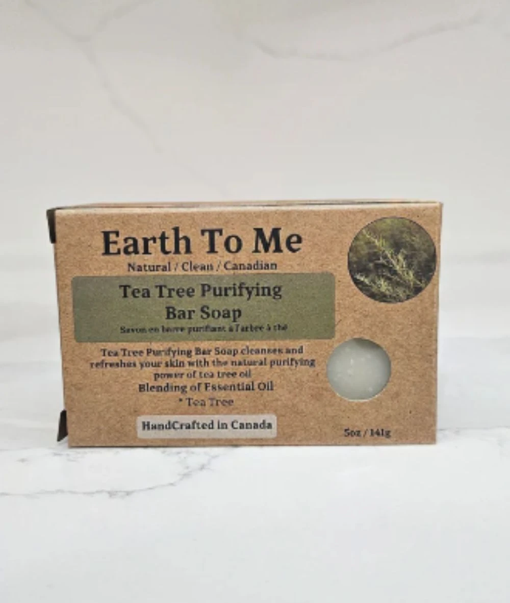 Earth To Me Tea Tree Purifying Bar Soap 5oz 1 Earth To Me Tea Tree Purifying Bar Soap 5oz