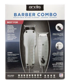 Andis Barber Combo Adjustable Blade Clipper, Corded Trimmer #66325 -Clore Beauty Store G00001147 0a73deb0 e542 4056 8789 99a2e5eb62f2