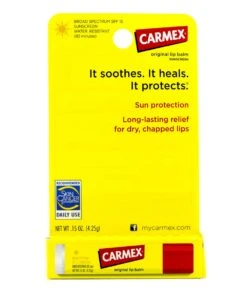 Carmex Moisturizing Classic Lip Balm W/Spf 15 0.15 Oz