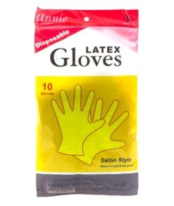 Annie Disposable Latex Gloves [10 Gloves] -Clore Beauty Store G00003737
