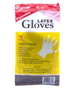 Annie Disposable Latex Gloves [10 Gloves] -Clore Beauty Store G00003737 1