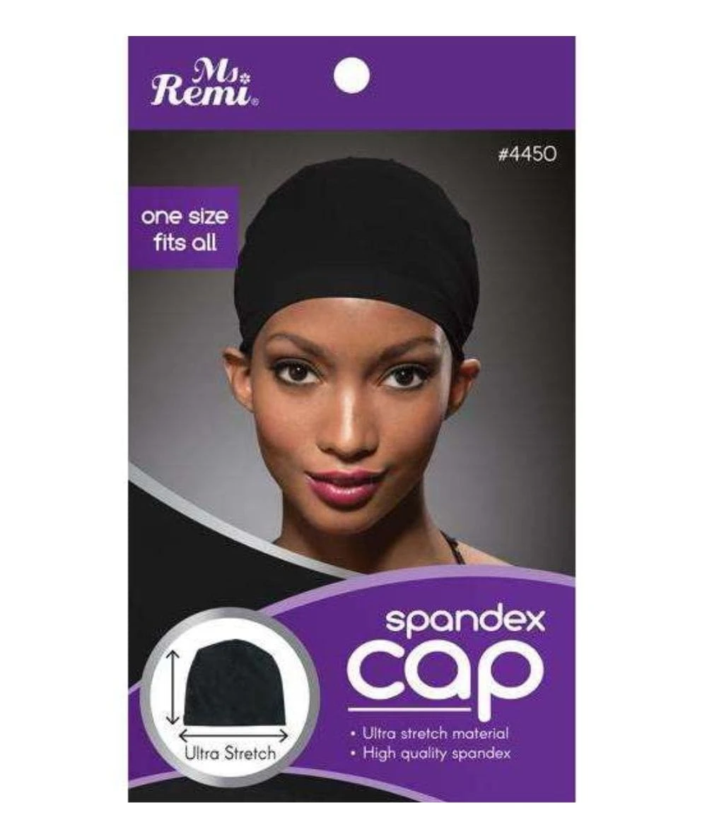 Annie Spandex Cap One Size Black #4450 2 Annie Spandex Cap One Size Black #4450 - Image 2