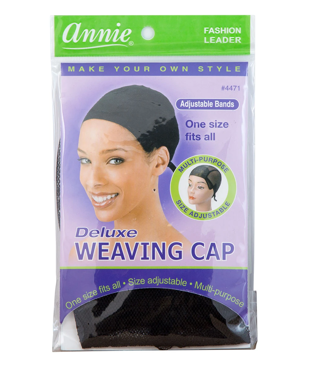 Annie Deluxe Weaving Cap One Size Black #4471 1 Annie Deluxe Weaving Cap One Size Black #4471
