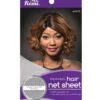 Annie Weaving Hair Net Sheet Black #4478