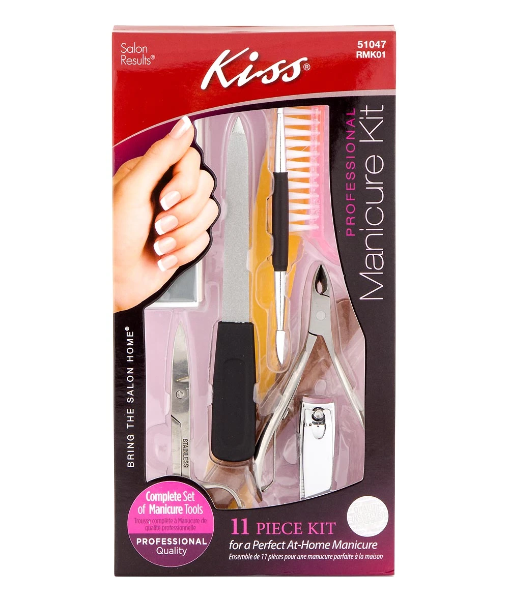 Kiss Manicure Kit 11 Piece Kit #Rmk01 1 Kiss Manicure Kit 11 Piece Kit #Rmk01