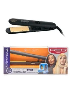 Red By Kiss Ceramic Tourmaline Professional Iron 450F -Clore Beauty Store G00004117