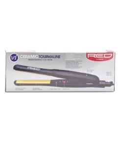 Red By Kiss Ceramic Tourmaline Professional Flat Iron 450F 1/2 Inch #Fi050N -Clore Beauty Store G00004287 1