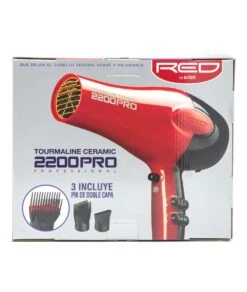 Red By Kiss 2200 Pro Tourmaline Ceramic Blow Dryer #Bd07 -Clore Beauty Store G00004337 1