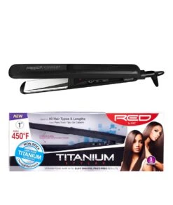 Red By Kiss Titanium Styler Flat Iron 6 Red By Kiss Titanium Styler Flat Iron -Clore Beauty Store G00006410