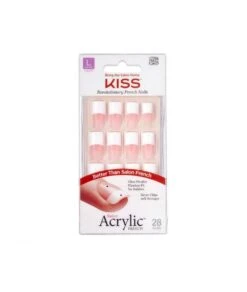 Kiss Salon Acrylic French Kit 28 Nails #Ksa -Clore Beauty Store G00008067