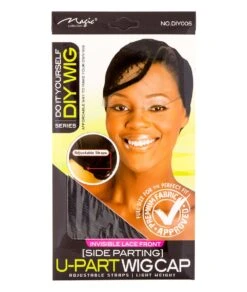 Magic Collection Diy Wig Invisible Lace Front U-Part Wig Cap #Diy