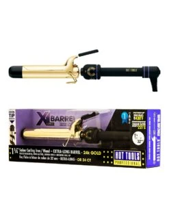 Hot Tools Salon Curling Iron/Wand - Extra-Long Barrel 24K Gold 1-1/4 Inch #Ht1110Xl