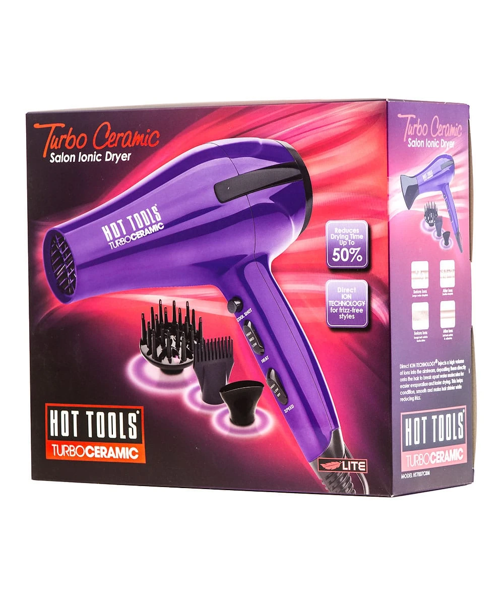 Hot Tools Turbo Ceramic Salon Ionic Dryer #Ht7007Crm 1 Hot Tools Turbo Ceramic Salon Ionic Dryer #Ht7007Crm