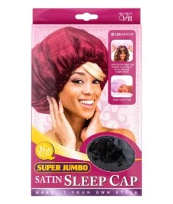 M&M Qfitt Super Jumbo Satin Sleep Cap Assorted #120