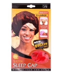 M&M Qfitt Satin Sleep Cap X-Large Assorted #152