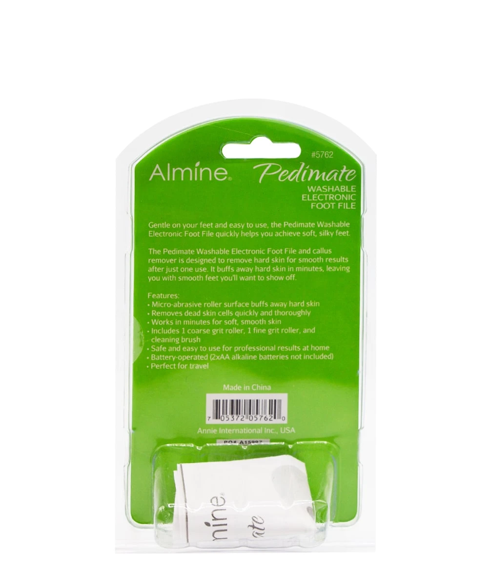 Almine Pedimate Washable Elctronic Foot File #5762 2 Almine Pedimate Washable Elctronic Foot File #5762 - Image 2