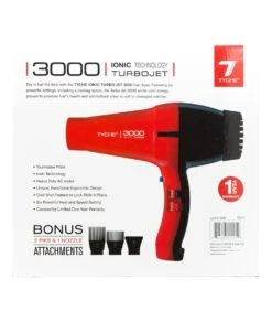 Tyche Ionic Turbo 3000 Professional #Td-1 -Clore Beauty Store G00011095 3
