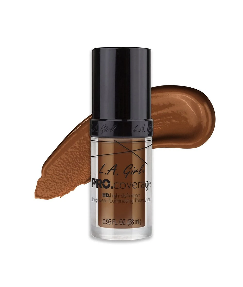 La Girl Pro Coverage Hd Illuminating Foundation 28 Ml #Glm 2 La Girl Pro Coverage Hd Illuminating Foundation 28 Ml #Glm - Image 2