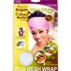 M&M Qfitt Organic Argan & Shea Butter + Olive Oil Deluxe Foam Mesh Wrap