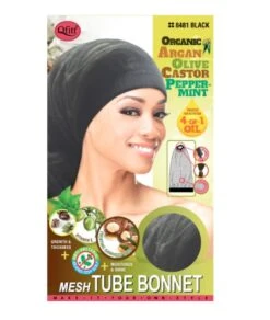M&M Qfitt Mesh Tube Bonnet[Black] #8481