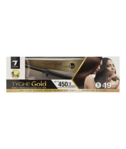 Tyche Gold Double Coated Gold Ceramic Flat Iron [1 1/4 Inch] #Tg125