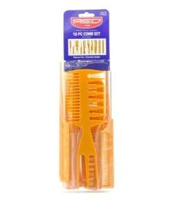 Red By Kiss Professional 10-PC Comb Set #HM61[Bone]