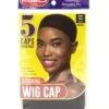 Red By Kiss Stocking Wig Cap 5 Caps #Hvp01 [Black]