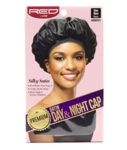 Red By Kiss Premium Satin Day & Night Cap [One Size] #Hdnp -Clore Beauty Store G00012605