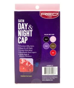 Red By Kiss Premium Satin Day & Night Cap [One Size] #Hdnp -Clore Beauty Store G00012606 1