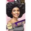 Red By Kiss Premium Super Jumbo Satin Day & Night Cap #Hdnp02 [Black]