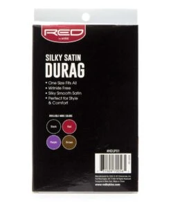Red By Kiss Premium Silky Satin Durag #Hd -Clore Beauty Store G00012609 1
