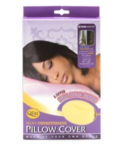 M&M Qfitt Dual Sided Fabric Silky Conditioning Pillow Cover -Clore Beauty Store G00012864